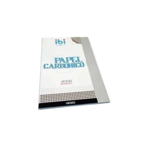 PAPEL CARBONICO IBI NEGRO X 50