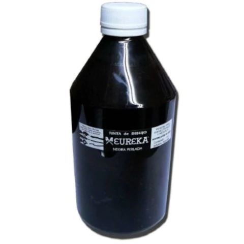 TINTA CHINA EUREKA X 500 CC NEGRA PERLADA