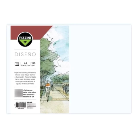 RESMA PIZZINI A4 X10HJS 150GRS