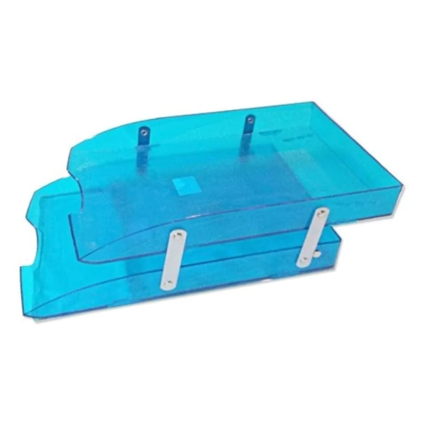 BANDEJA LIGGO OF 2 PISOS AZUL
