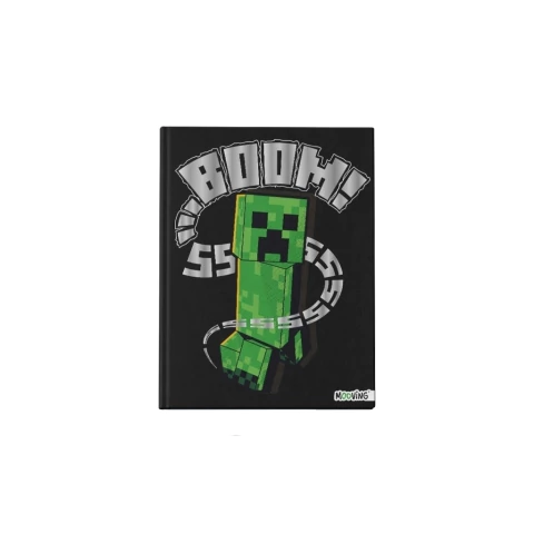 PREVENTA MINECRAFT CUADERNO 16X21 TAPA DURA 48HS