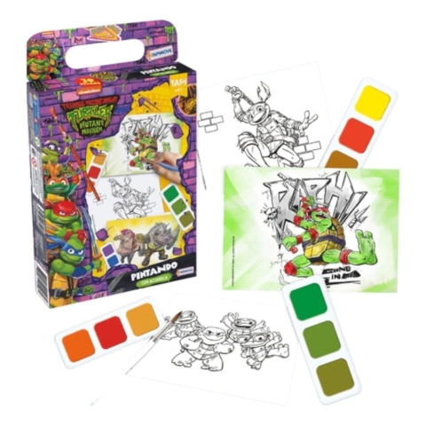 SET TAPIMOVIL PINTANDO CON ACUARELAS TORTUGAS