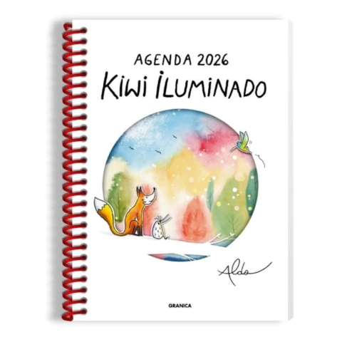 AGENDA 2026 GRANICA KIWI ILUMINADO ANILLADA