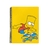 SIMPSONS CUADERNO A4 TAPA SEMIRIGIDA 80HS