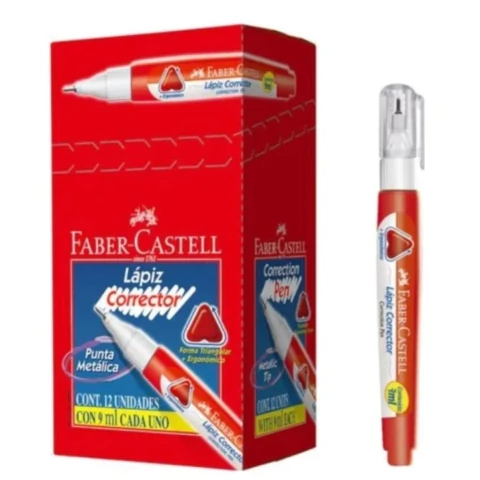 CORRECTOR LAPIZ FABER CASTELL CAJA X 12