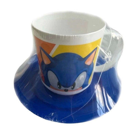 SONIC TAZA CON PLATO