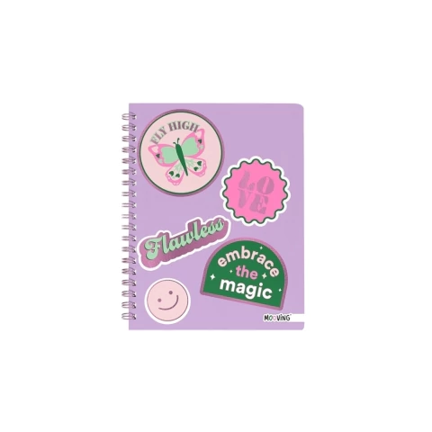 PREVENTA PINK CUADERNO 16X21 TAPA DURA ESPIRAL