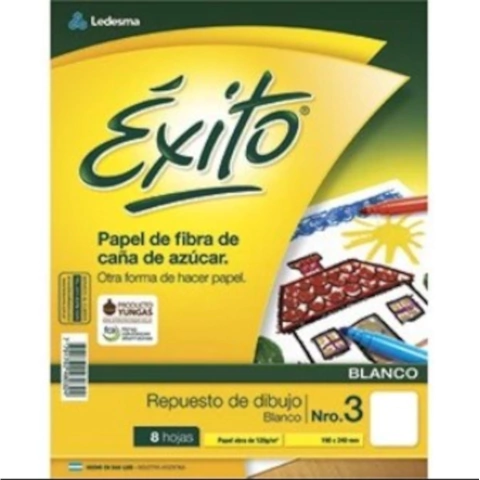REPUESTO N 3 CANSON BLANCO EXITO