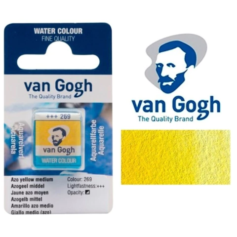 ACUARELA VAN GOGH PAN 269 AMARILLO AZO MEDIO
