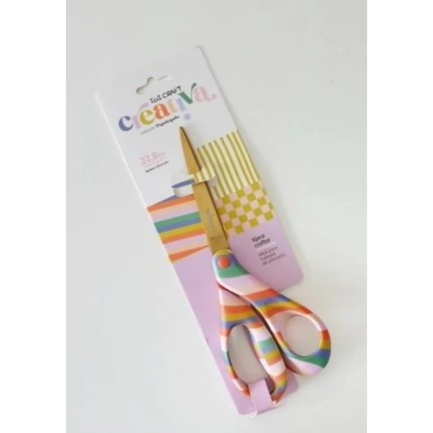 TIJERA IBI ERGONOMICA 23CM COLECCION CREATIVA