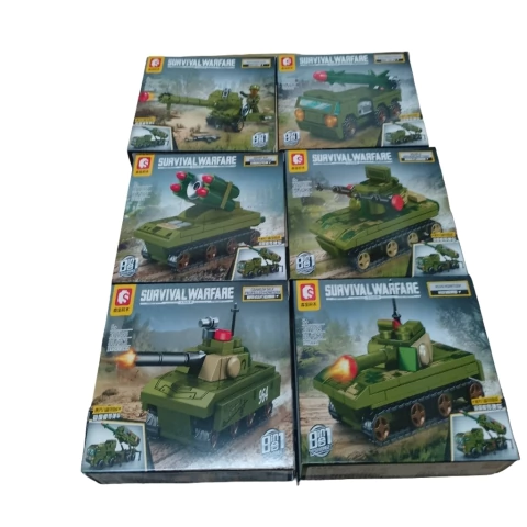 VEHICULOS DE GUERRA PARA ARMAR TIPO LEGO
