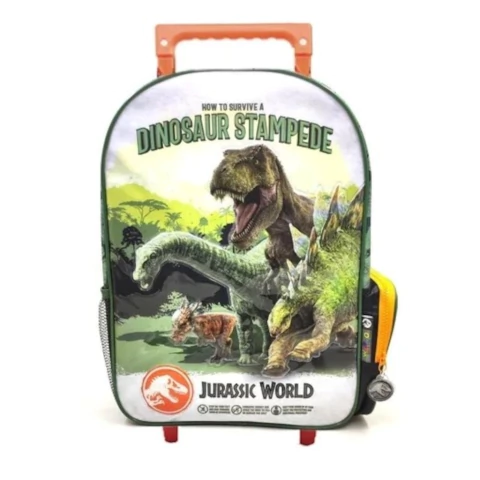 JURASSIC WORLD MOCHILA 33103S FOREST CON CARRO 16"