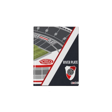 PREVENTA RIVER CUADERNO 16X21 TAPA DURA X 48HS