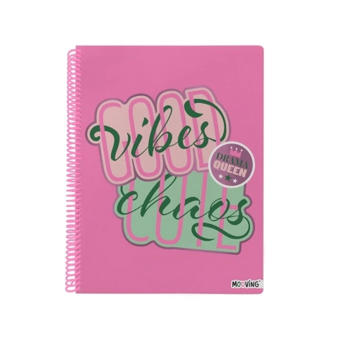 PREVENTA PINK CUADERNO A4 RAYA SEMIRRIGIDO
