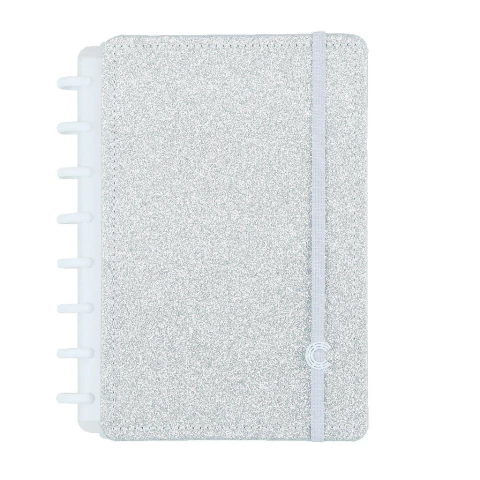 CUADERNO INTELIGENTE A5 ESPECIAL GLITTER SILVER