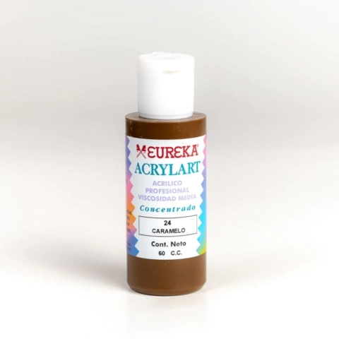 ACRILICO EUREKA X 60CC 24 CARAMELO