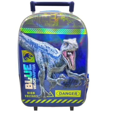 JURASSIC WORLD MOCHILA 33121 VELOCIRAPTOR CON CARRO 17"