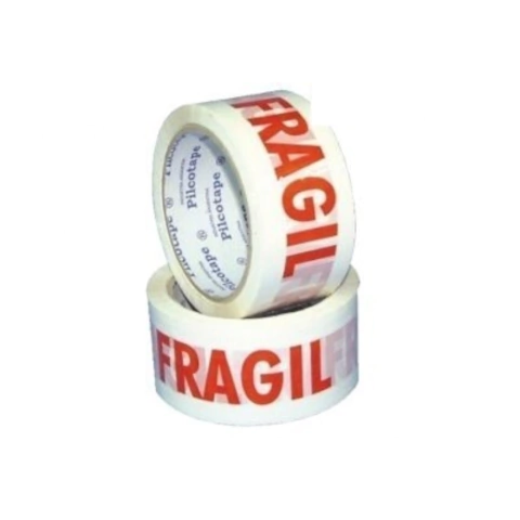 CINTA ADHESIVA P.V.C 48X 50 STIKO FRAGIL BLANCO