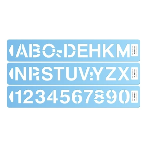 LETROGRAFO PLANTEC NUM Y LETRAS 80MM