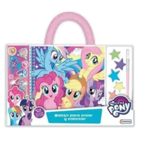SET TAPIMOVIL MALETIN CREAR Y COLOREAR MY LITTLE PONY