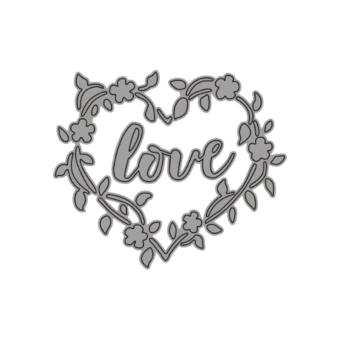 PLANTILLA IBI TROQUEL 4" FLOWERS AND LOVE