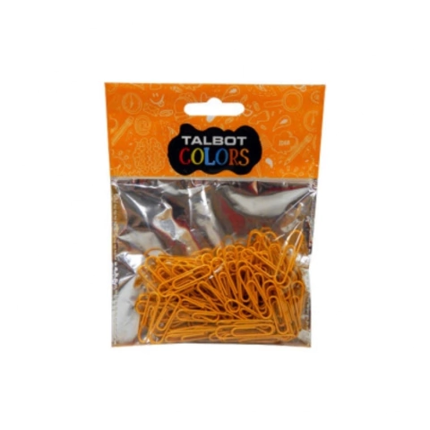 CLIP TALBOT BOLSA PASTEL NARANJA X100U - 3729