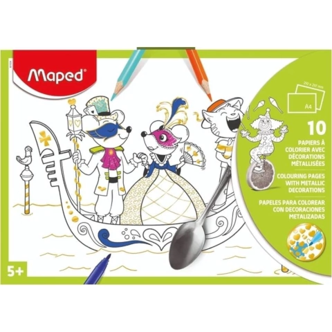 SET MAPED CREATIV PARA HACER DIBUJOS METALIZADOS EN A4