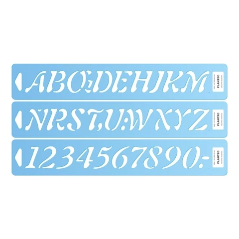 LETROGRAFO PLANTEC CURSIVA 30MM