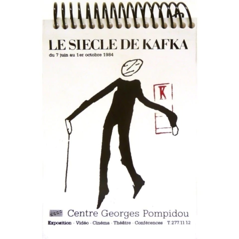 BLOCK BROCK KAFKA BOCETO DOBLE OFICIO ROJO ESPIRAL