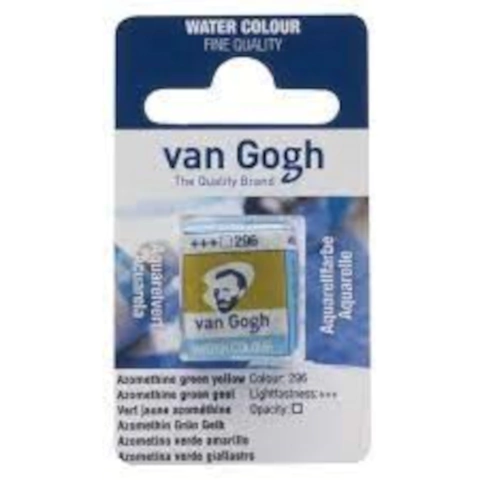 ACUARELA VAN GOGH PAN 296 VERDE AMARILLO AZO