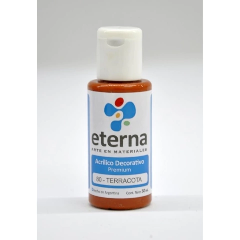 ACRILICO ETERNA 50ML 80 TERRACOTA