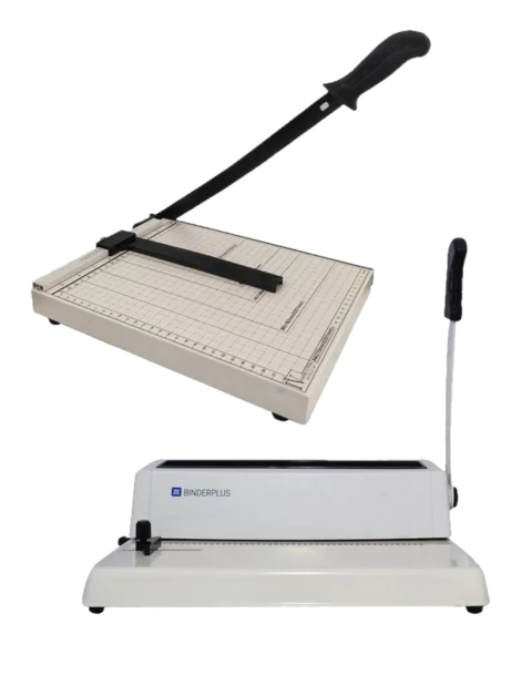 ESPIRALADORA BINDER + CIZALLA A4 IBI