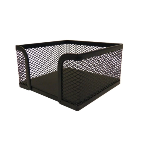 CUBO PORTAPAPELES METAL VALUES NEGRO
