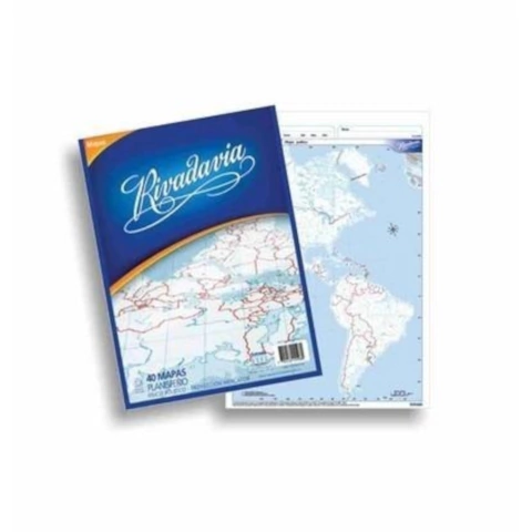 MAPA RIVADAVIA PAPEL N 3