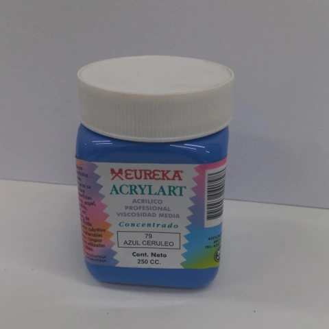 ACRILICO EUREKA X 250CC 79 AZUL CERULEO