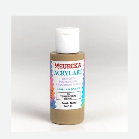 ACRILICO EUREKA X 60CC 25 TERRITORIAL BEIGE