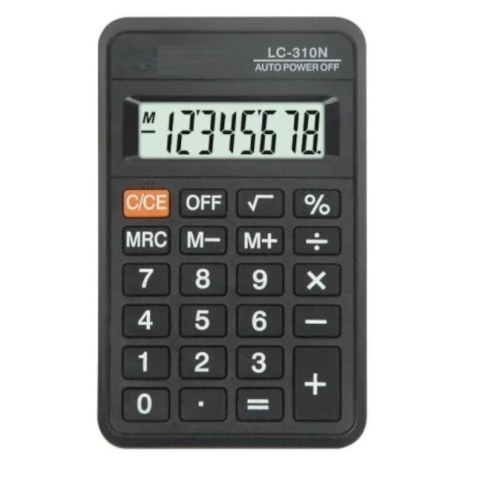 CALCULADORA MOTEX LC-310N 8DIG DE BOLSILLO