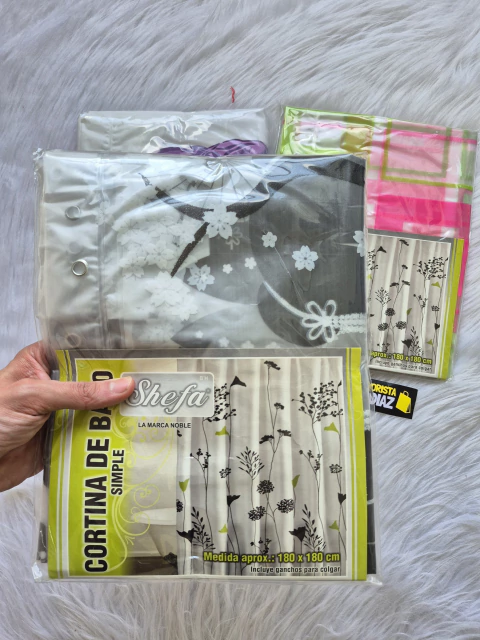 cortina de baño shefas - comprar online