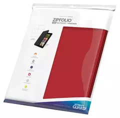 Ultimate Guard - Zipfolio 480 24-Pocket Xenoskin - Rojo en internet