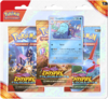 Pokemon - 3 Pack Blister Español - Chispas Fulgurantes (Quagsire)