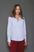Camisa oversize manga larga con canesú - comprar online