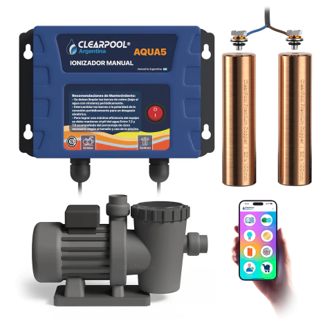 Ionizador manual AQUA | Kit adaptable a cualquier bomba - comprar online