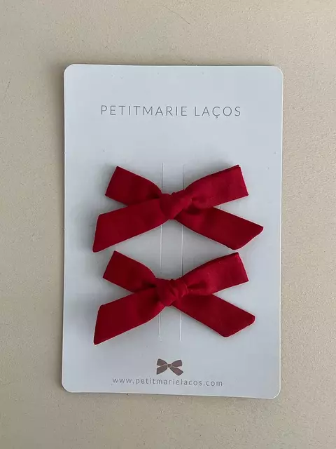Dupla de Laços Petite // Vermelho