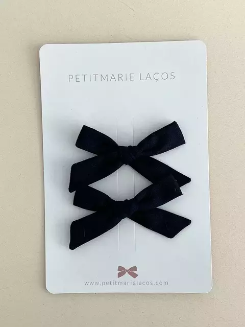 Dupla de Laços Petite // Preto