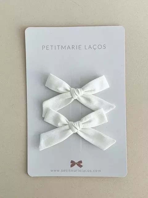 Dupla de Laços Petite // Off White