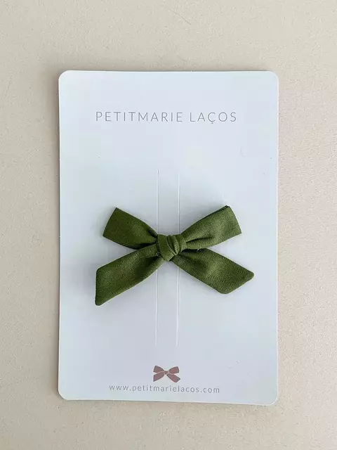 Laço Petite // verde musgo - comprar online