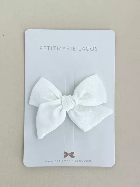 Laço Classic M // linho off white - comprar online