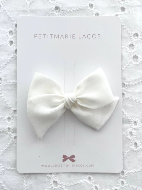 Laço Musseline M // Off White - comprar online