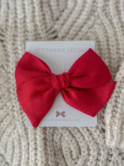 Laço Classic G // Linho Vermelho - comprar online