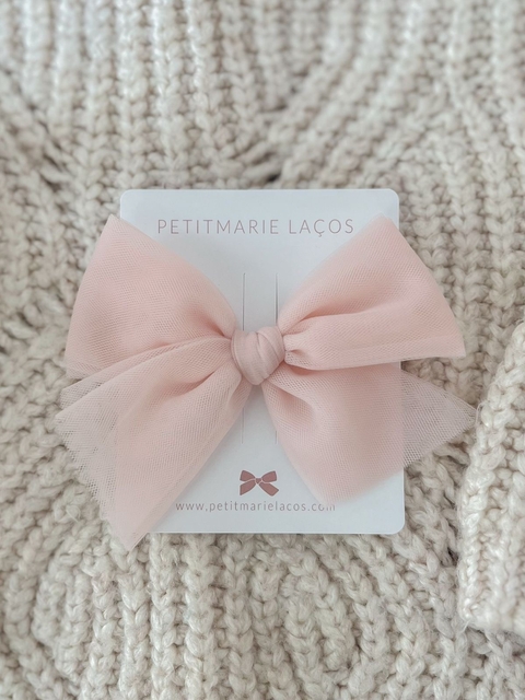 Laço Ballerina G // Rosa Chá - comprar online